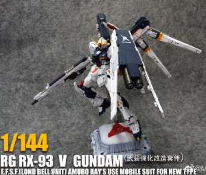 RG v-건담 강화개조파츠 (반다이 RG v-Gundam용,레진,플라스틱파츠,베이스/데칼포함)